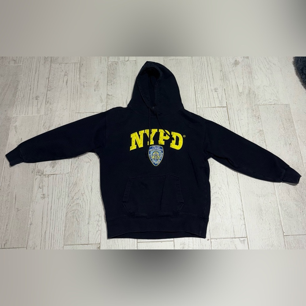 NYPD Navy Blue Pullover Hoodie/Size Medium/Gently Used